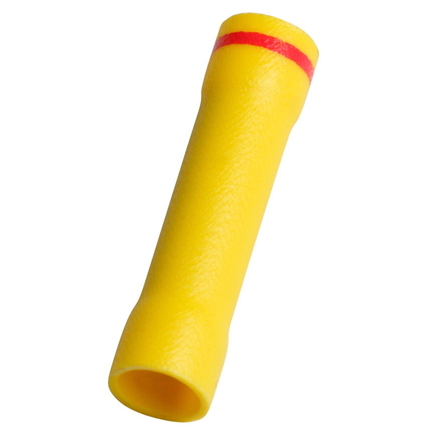 Panduit ESV10-ESV18-Q | StrongHold Step-Down Butt Splice, Yellow, Vinyl, 12-10/22-18 AWG