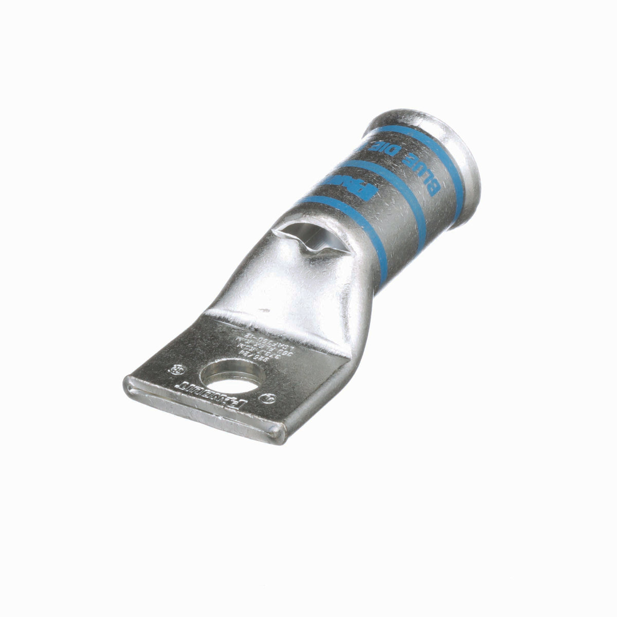 Panduit LCAF350-12-6 | Pan-Lug Comp. Lug, 350, Flare, Tin Plt Copper, Strt, One 0.5" Stud