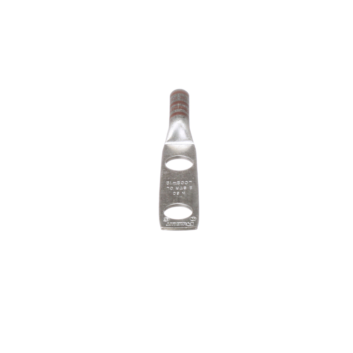 Panduit LCC2-12-Q | Pan-Lug Comp. Lug, Tin Plt Copper, Two 0.5" Stud, PK25