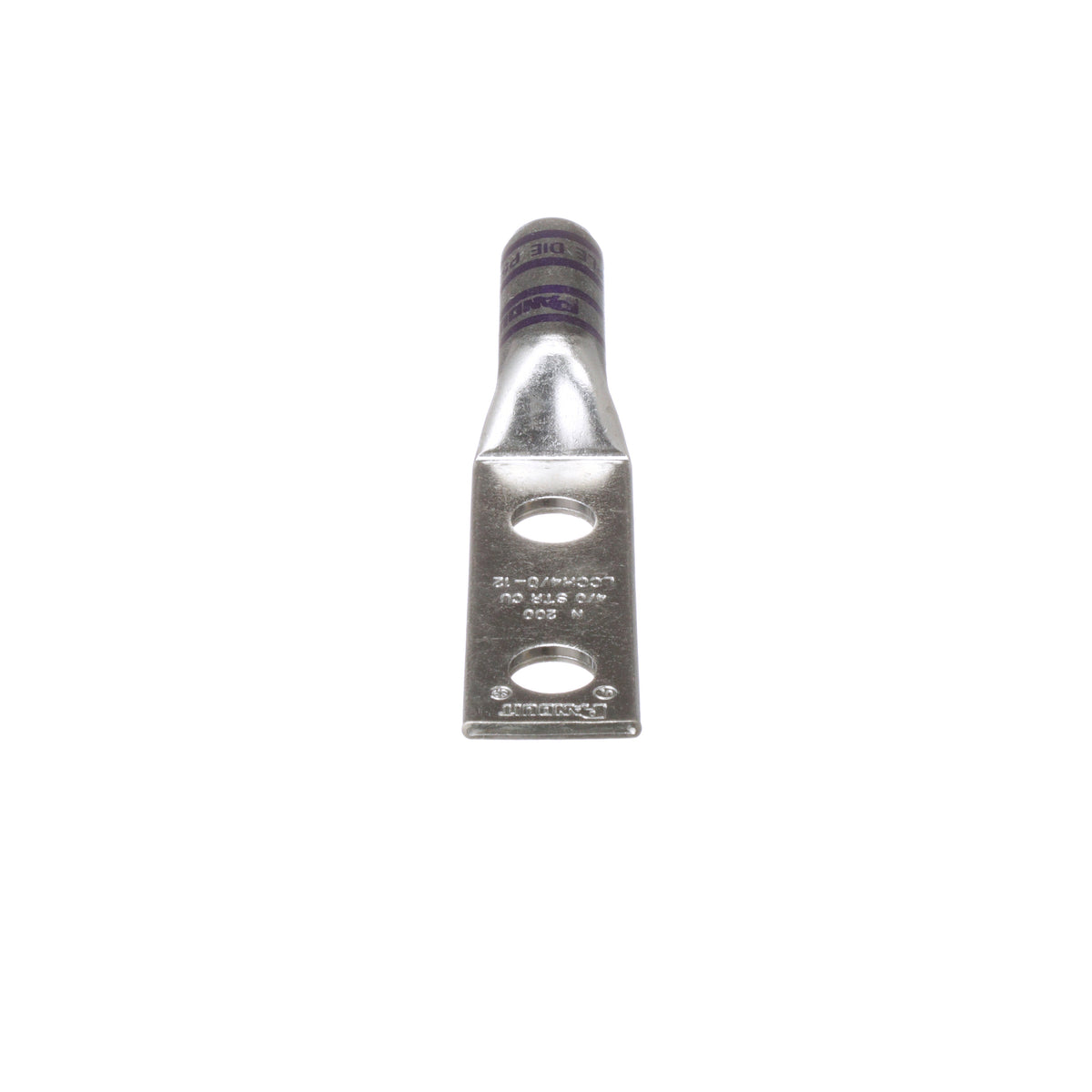 Panduit LCCH4/0-12-X | Tin-Plated Copper Compression Connectors - Lugs | UPC - 07498390241
