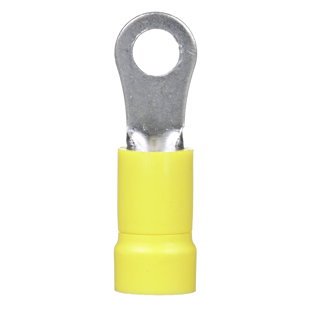 Panduit PV10-8R-L | Pan-Term Ring Terminal, Yellow, Vinyl, 10-12 AWG, PK50
