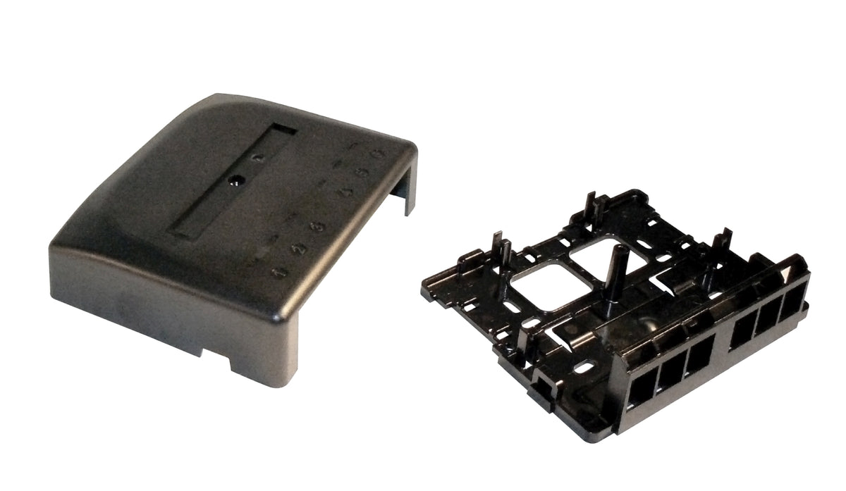Commscope 1933674-2 | Surface Mount Module, 6 port, black