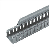 Panduit H2X2LG6 | Hinged Cover Wide Slot Duct, Lt Gray, PVC, 2"x 2"