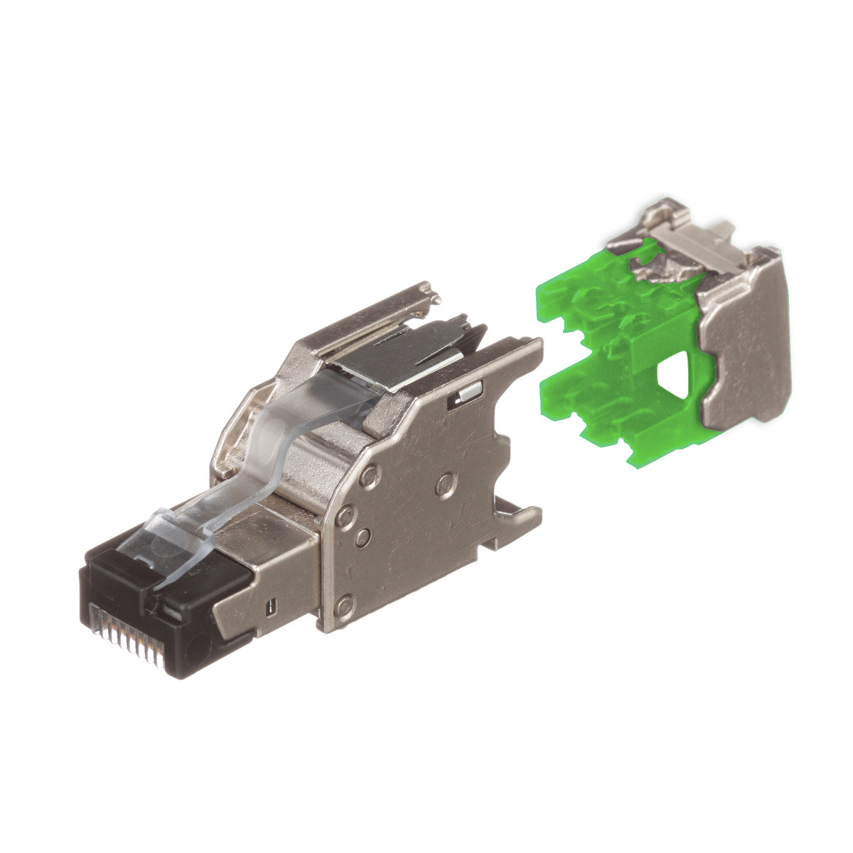 Panduit FPE6X88MTG | Shielded Field Term Plug | UPC - 61305658014