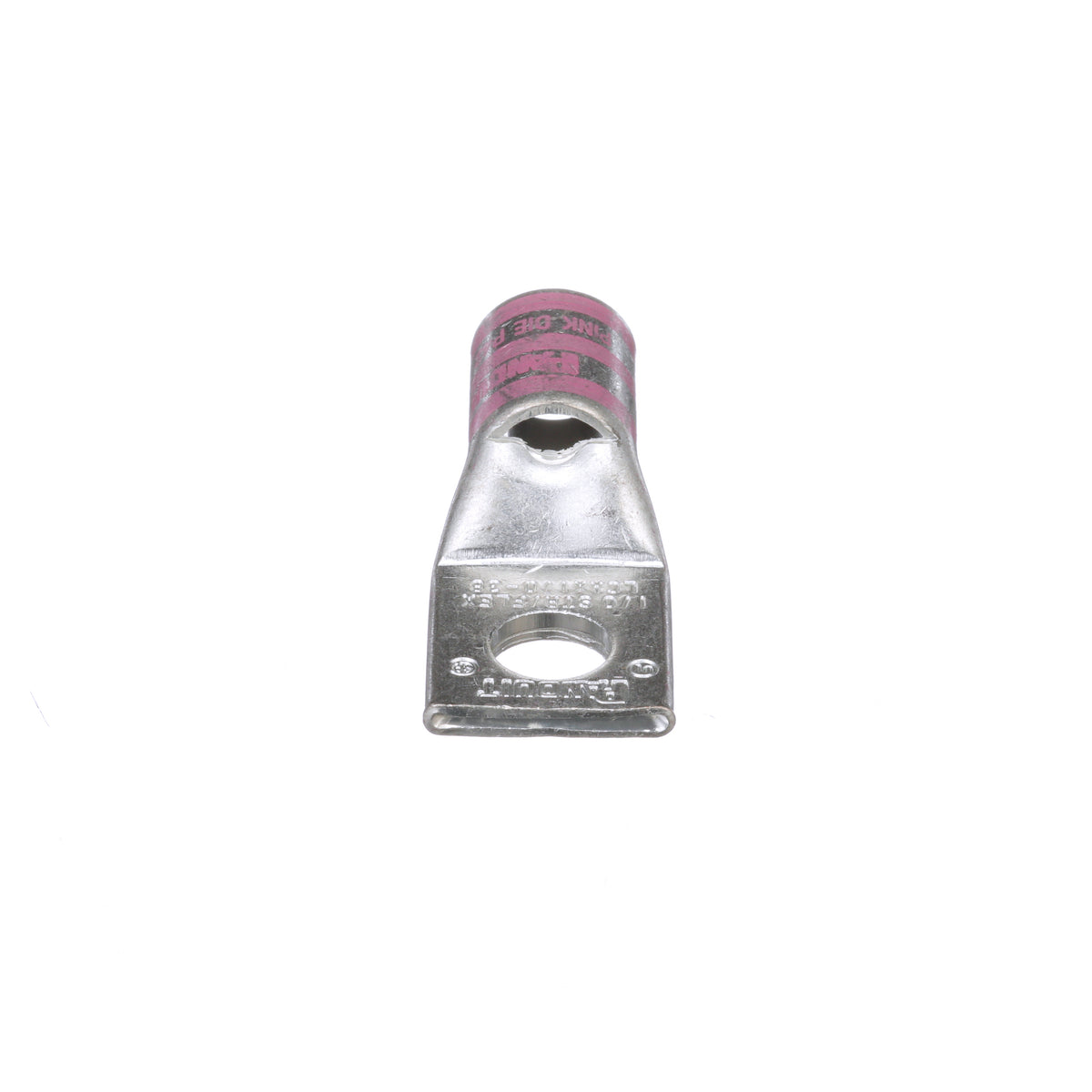 Panduit LCAX1/0-38-X | Pan-Lug Comp. Lug, 1/0, Flex, Tin Plt Copper, One 3/8" Stud, PK10