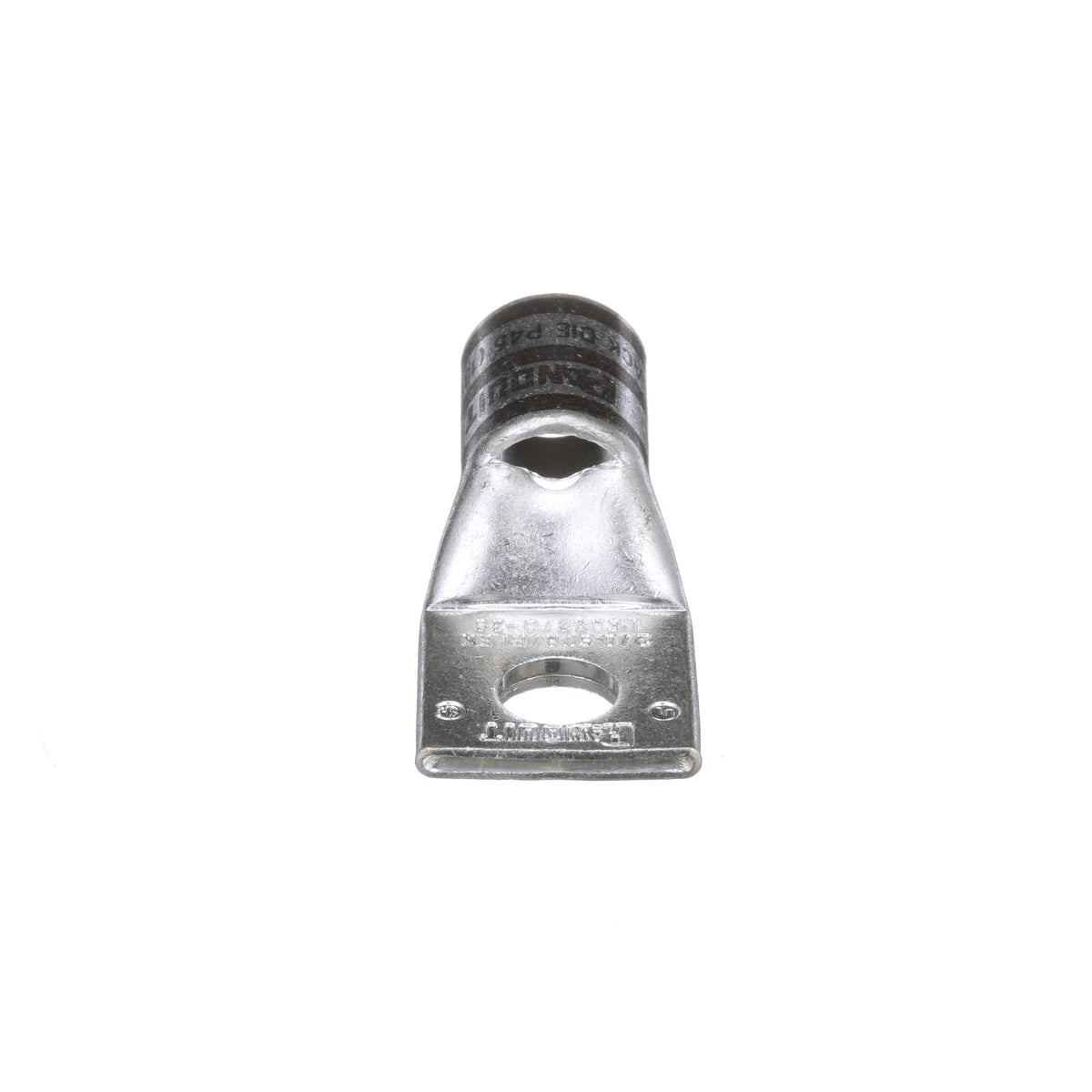 Panduit LCB2/0-38-X | Pan-Lug Comp. Lug, 2/0, Long, Tin Plt Copper, Strt, One 3/8" Stud
