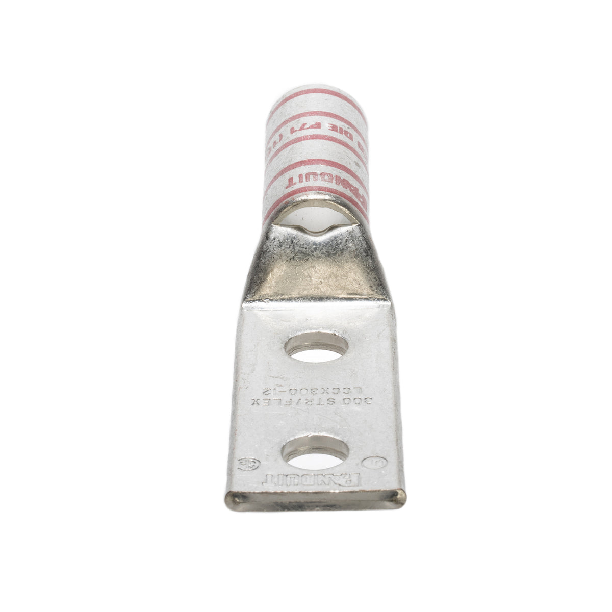 Panduit LCCX300-12-6 | Pan-Lug™ Copper 2 Hole Straight Tongue Compression Lug