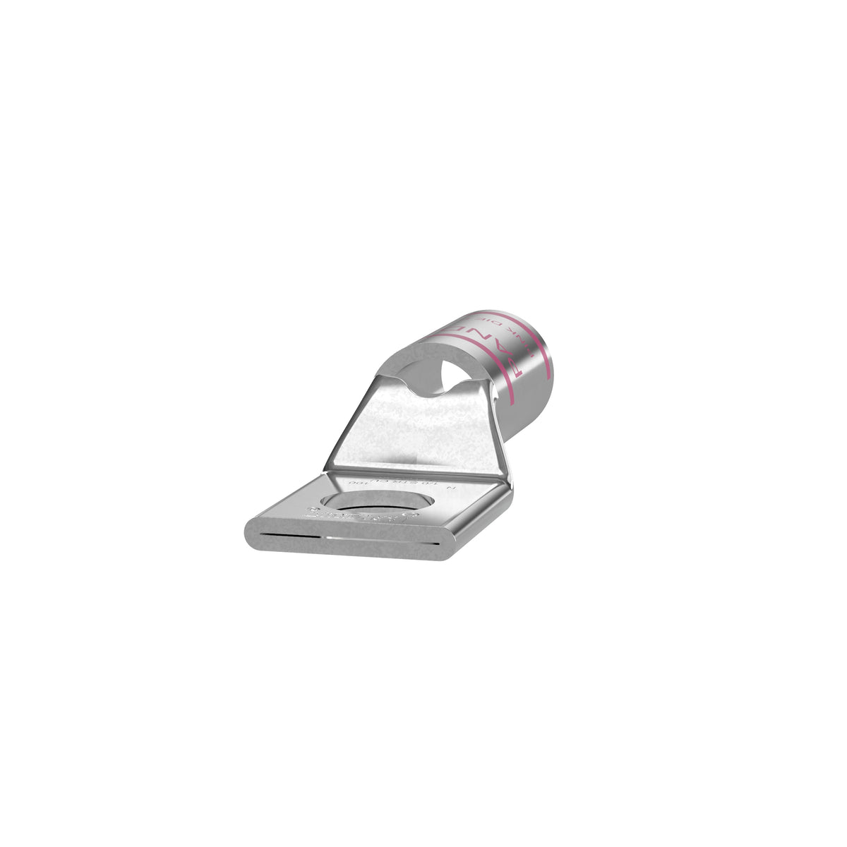 Panduit LCA1/0-38-X | Pan-Lug Comp. Lug, 1/0, Tin Plt Copper, Strt, One 3/8" Stud, PK10