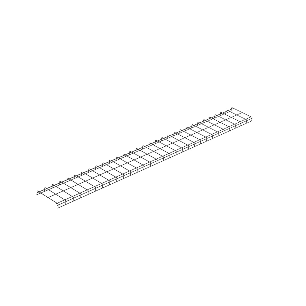 Panduit WG12BL10 | Wyr-Grid Pathway, Black