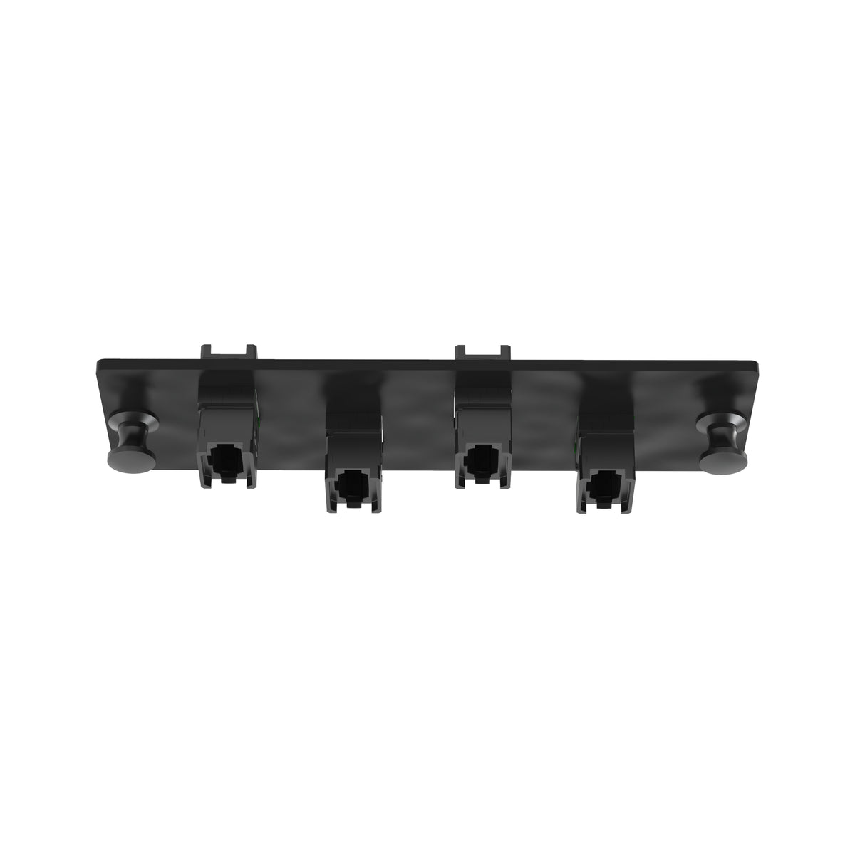 Panduit FAPH0412BLMPO | Opticom FAP, 4 Key-Up/Key-Down MPOs, Type A, Black, Horizontal