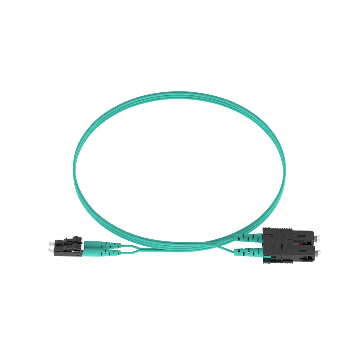 Panduit FX2ERLNSNSNM003 | Opti-Core 2 Fiber Patch Cord, OM3, LC to SC, Riser