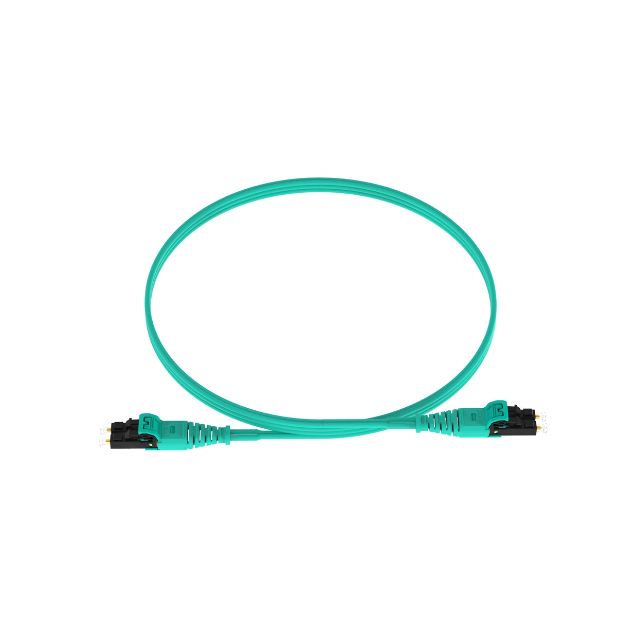 Panduit FZ2ERQ1Q1SNM004 | Opti-Core 2 Fiber Patch Cord, OM4, LC Push Pull, Riser