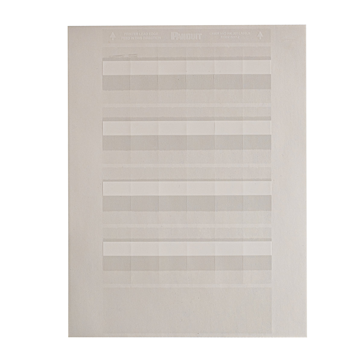Panduit S100X150YAJ | Self-Lam, Polyester, 2500 Lbls, L/IJ, 1.5"x1.5"x1", 0.5" PO H