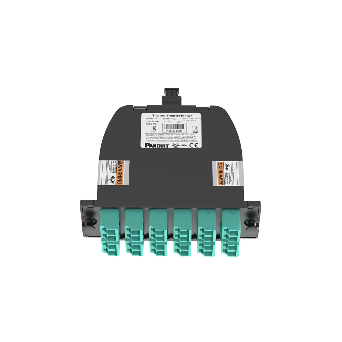 Panduit FC2ZO-24-10AF | OptiCom MPO-LC Fiber Cassette OM4, 24 Fiber, Method A