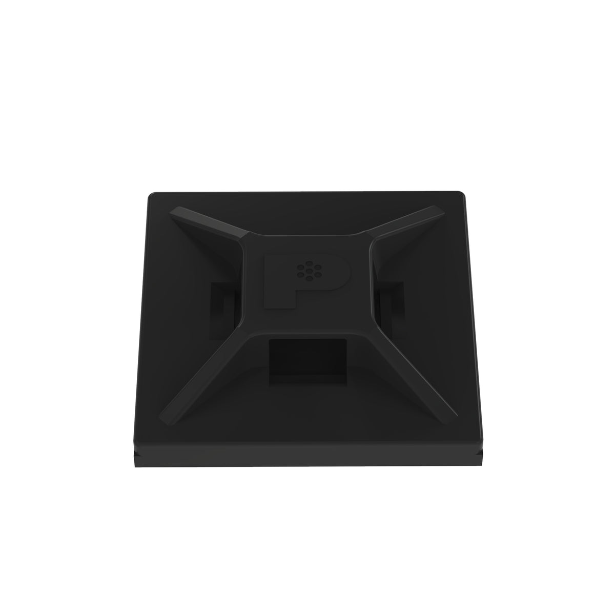 Panduit ABMM-AT-D0 | Cable Tie Mount, Black, UV ABS, Acrylic Adh., 0.75x0.75", PK500