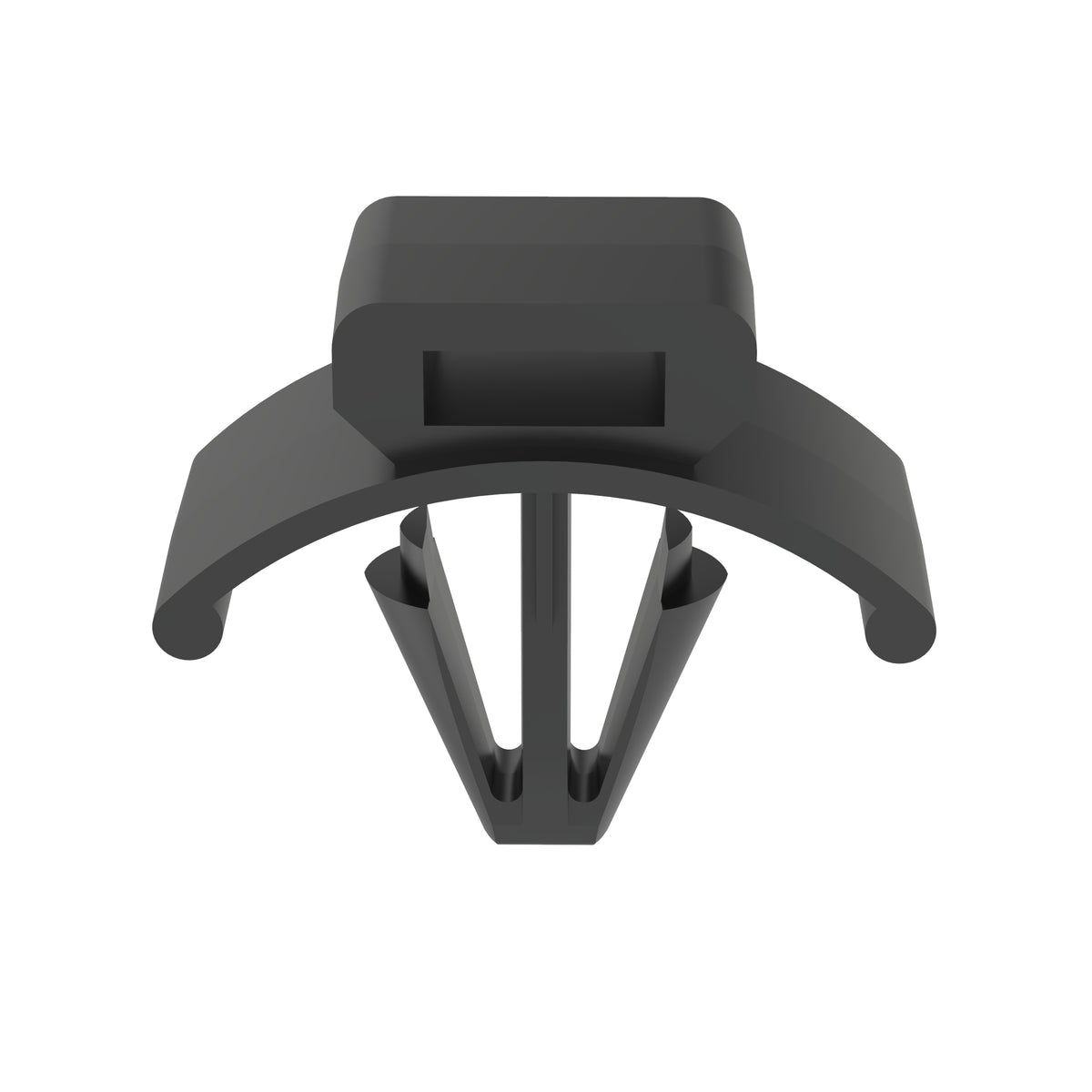 Panduit PWMS-H25-M0 | Cable Tie Mount, Black, UV PA 6.6, Push Barb, 0.71x0.37", PK1000