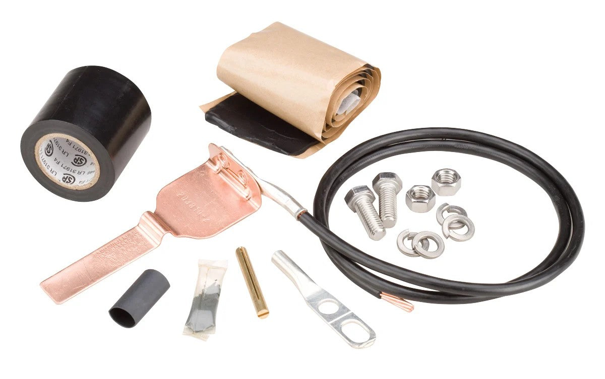 Commscope 241545 | Standard Grounding Kit for 1/2 in corrugated coaxial cable and elliptical waveguide 180 and 220