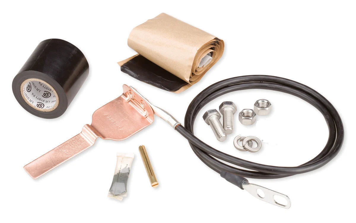 Commscope 241088-3 | Standard Grounding Kit for 1-1/4 in corrugated coaxial cable and elliptical waveguide 64 and 77