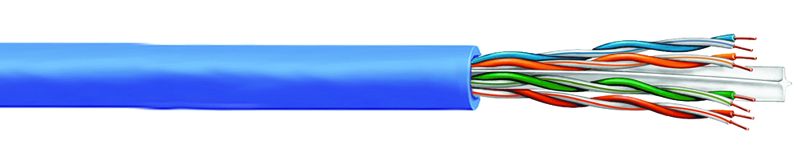 Commscope CS37P BLU C6 4/23 U/UTP RL 3KFT | C37P ETL Verified Category 6 U/UTP Cable, plenum, blue jacket, 4 pair count, 3000 ft (914 m) length reel