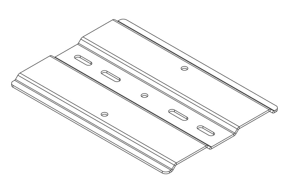 Chatsworth 12121-109 | 6" (150 mm) Channel Rack-To-Runway Mounting Plate