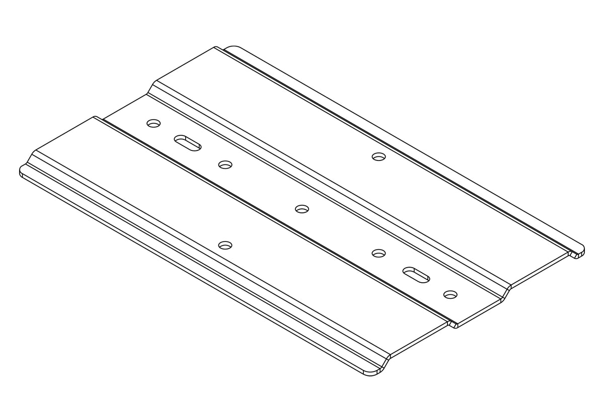 Chatsworth 12121-712 | 6" (150 mm) Channel Rack-To-Runway Mounting Plate