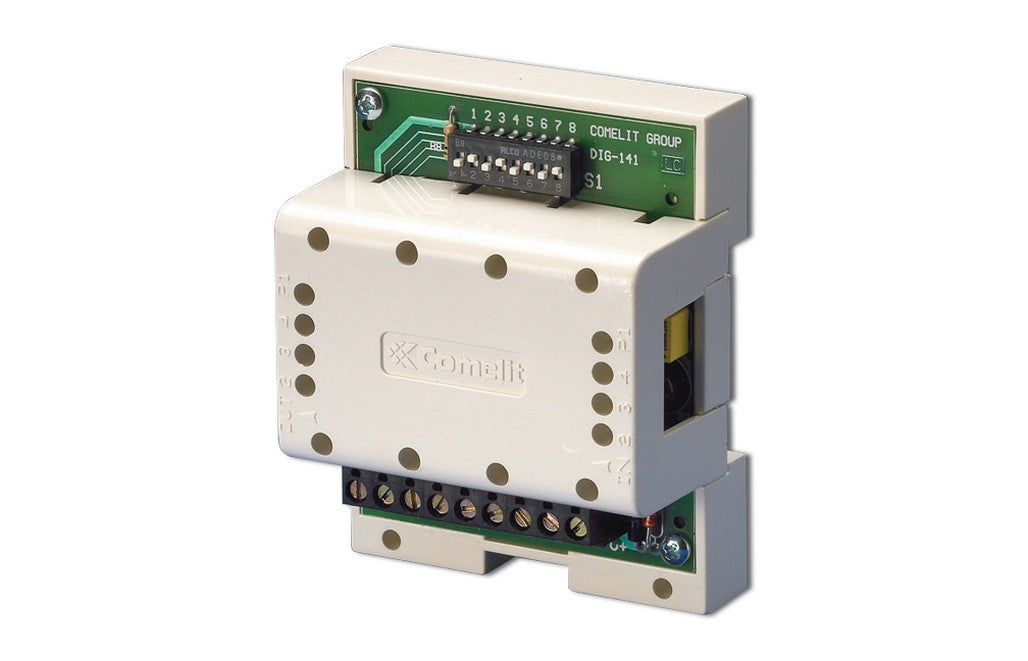 Comelit 1256 | Simplebus "Network" Relay Com/No/Nc Supports Up To 10A 12-24V Relay