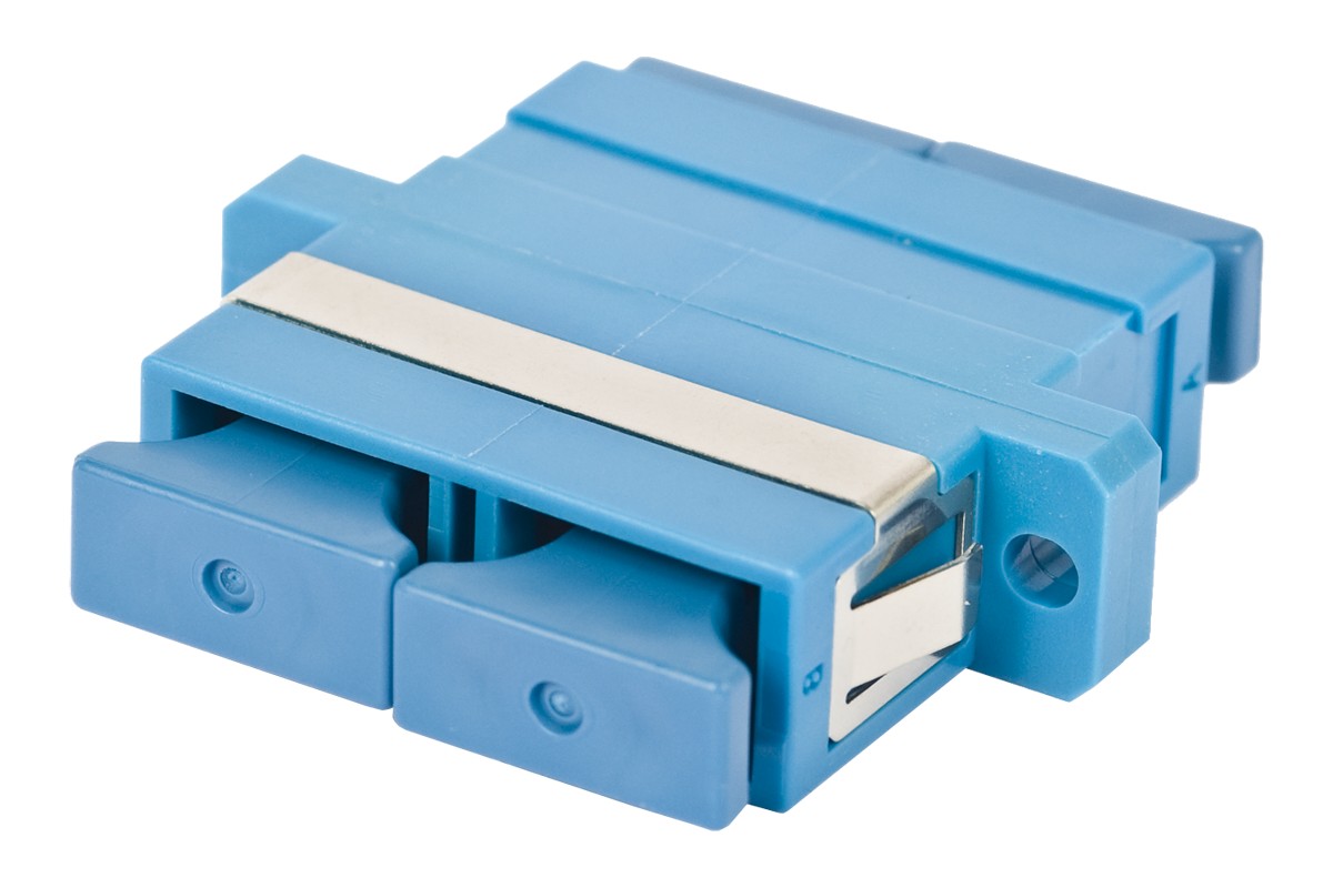 Commscope SFA-SC02-BL | TeraSPEED SC Duplex Adapter, Blue, Single Pack