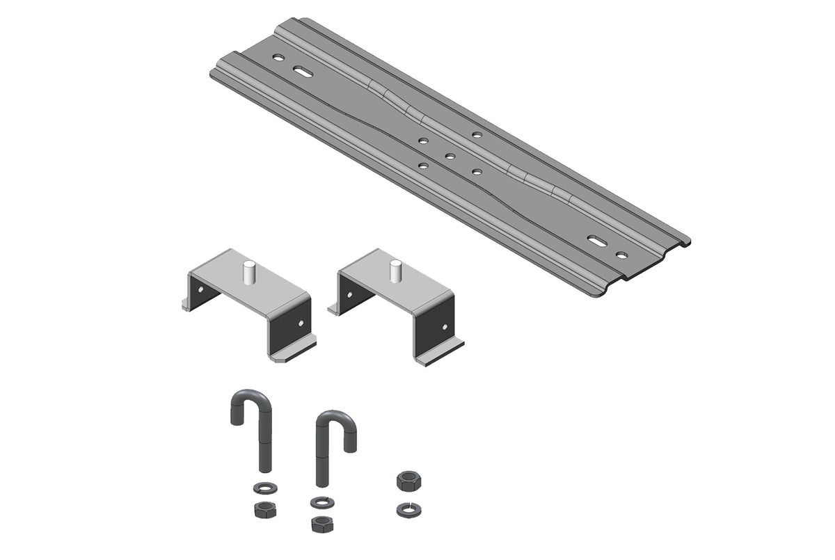 Chatsworth 12730-E18 | 3" (80 mm) Channel Rack-To-Runway Mounting Plate with Bracket