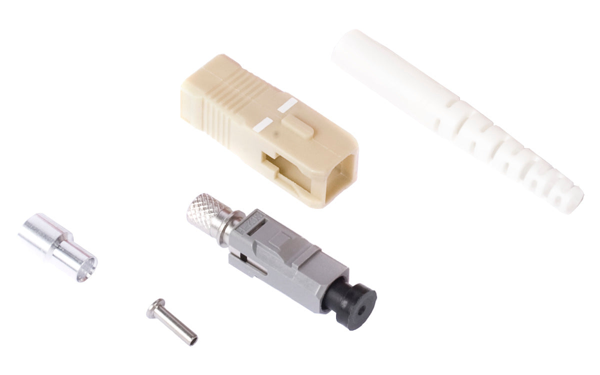Commscope MFC-SCR-30-BG | LazrSPEED, OptiSPEED Pre-Radiused SC Connector for 3.0 mm Fiber Cordage, multimode