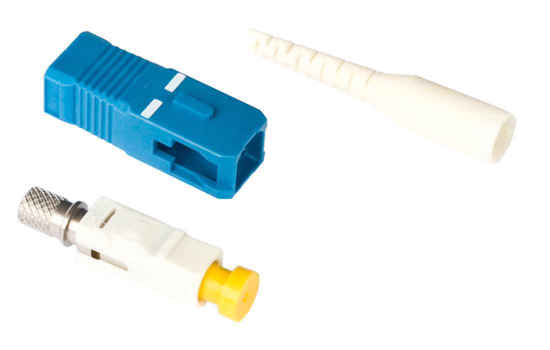 Commscope SFC-SCR-09-BL-100-BULK-PACK | TeraSPEED Behind The Wall Pre-Radiused SC Connector for 0.9 mm Fiber, single-mode, 100 bulk pack