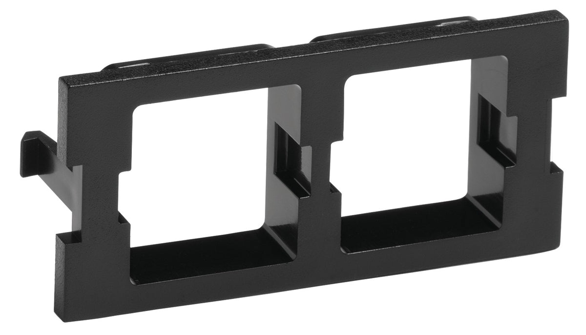 Commscope M30FP-2RJ45-003 | FP Type Double Port Adapter Housing, black