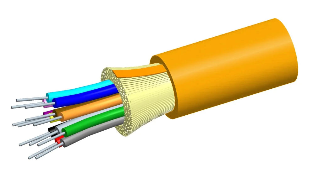 Commscope R012DS8WFSUOR | TeraSPEED Riser Distribution Cable, 12 fiber single-unit