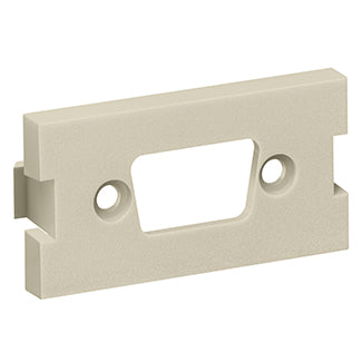 Leviton 41291-DBT | VGA HD15 Empty MOS Module, Light Almond (HD15 Connector not included)
