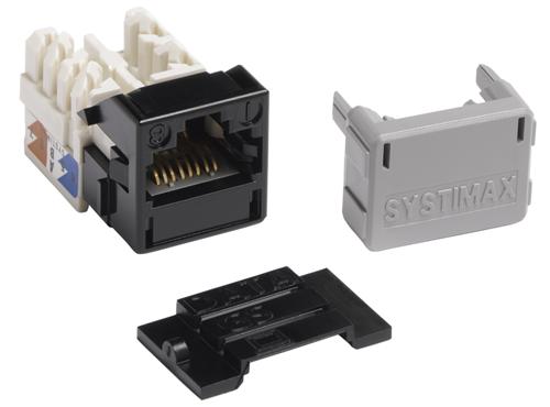 Commscope MGS400-003-BULK | GigaSPEED XL MGS400 Series Category 6 U/UTP Information Outlets (bulk), black