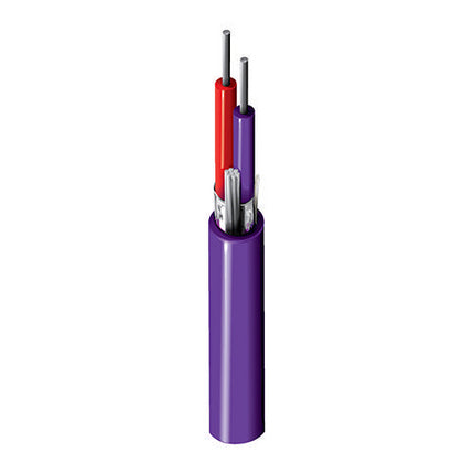 Belden 3111A 0105000 | Type JX Thermocouple, 1 Pr #20 Sol, PVC Ins Wht, Red, OS, Blk PVC Jkt, 300V PLTC-ER ITC-ER CMG 100'