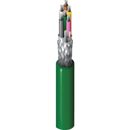 Belden 3120A G7W1000 | DeviceBus for InterBus-S, 3 Pr #24 Str TC, PO Ins, OS+TC Brd, PUR Jkt, AWM 20233