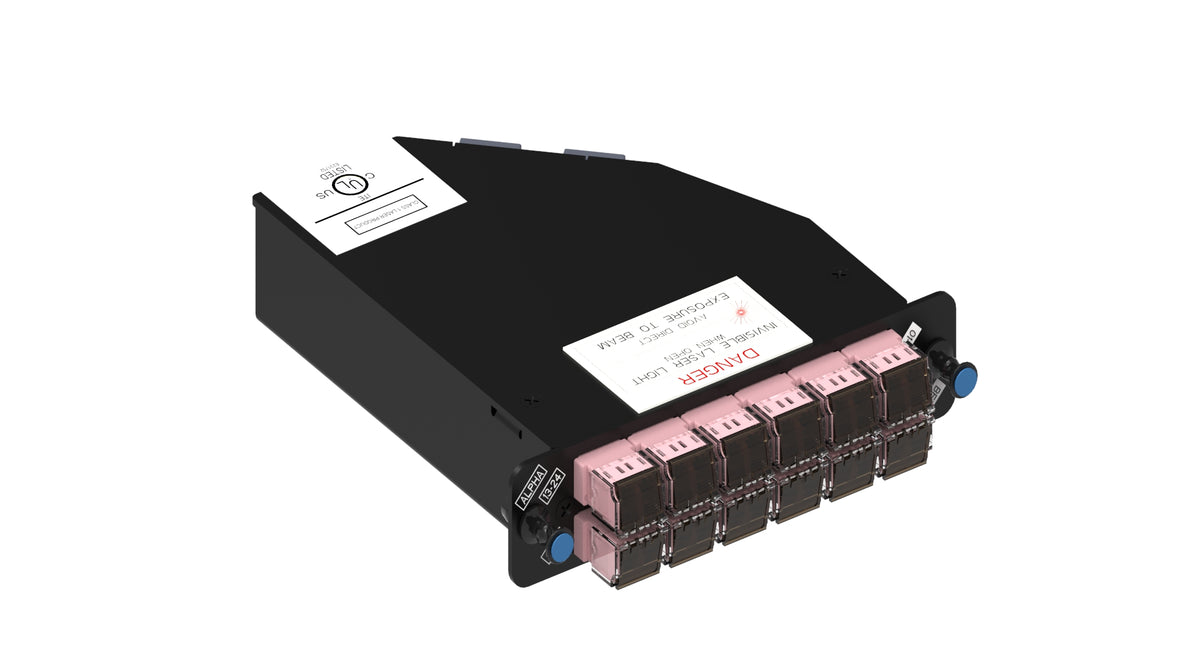 Commscope RFE-MOD-024-8W-MPO-LC02-KRO | ReadyPATCH Singlemode Keyed Module, 24 LC ports, rose