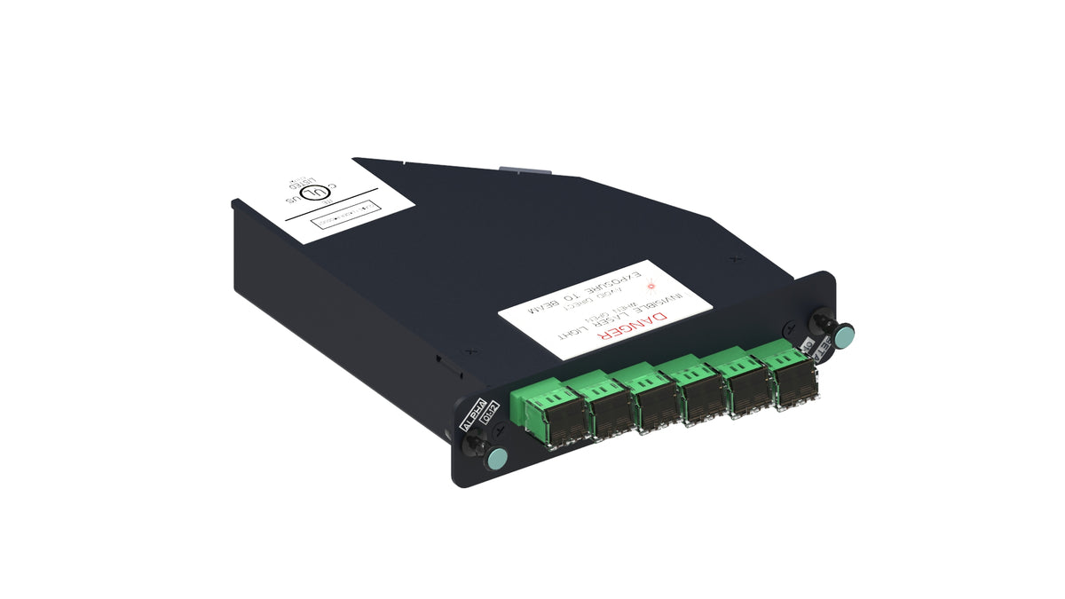 Commscope RFE-MOD-012-5K-MPO-LC02-KGR | ReadyPATCH Multimode OM4 Keyed Module, 12 LC ports, green