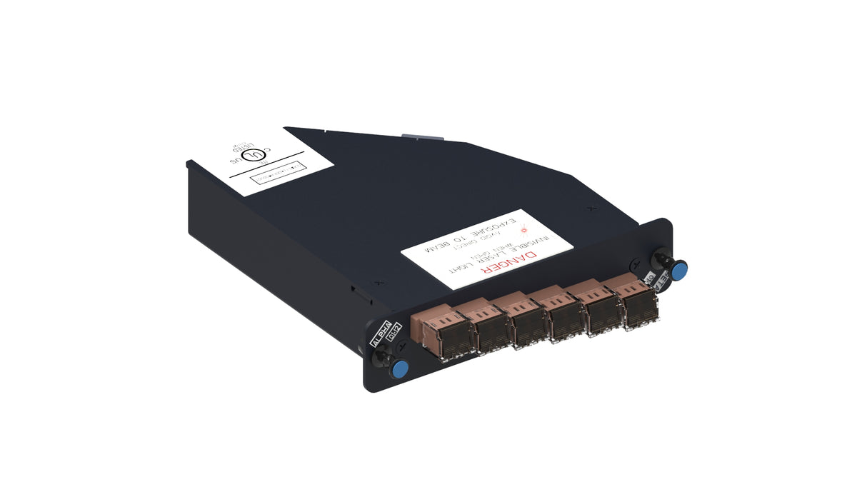 Commscope RFE-MOD-012-8W-MPO-LC02-KBR | ReadyPATCH Singlemode Keyed Module, 12 LC ports, brown