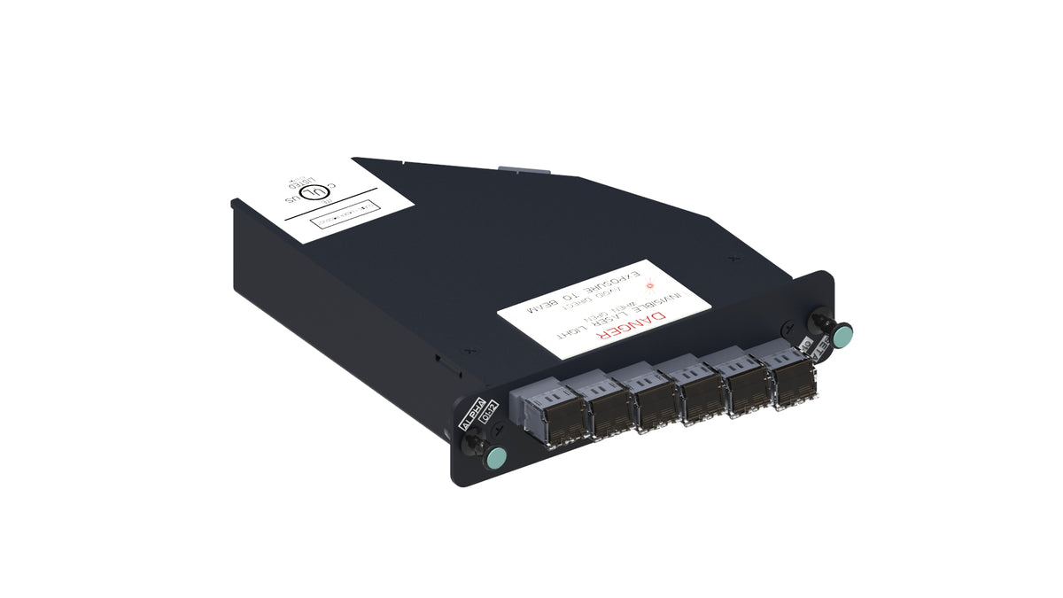 Commscope RFE-MOD-012-5K-MPO-LC02-KSL | ReadyPATCH Multimode OM4 Keyed Module, 12 LC ports, slate