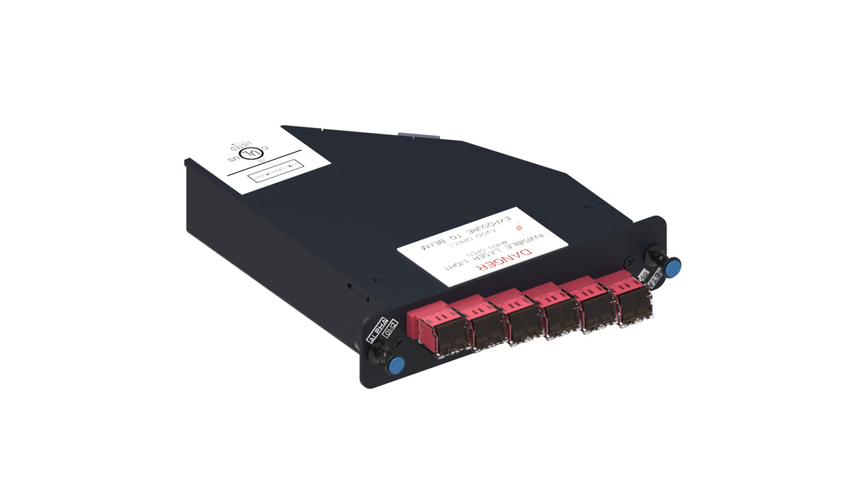 Commscope RFE-MOD-012-8W-MPO-LC02-KRD | ReadyPATCH Singlemode Keyed Module, 12 LC ports, red