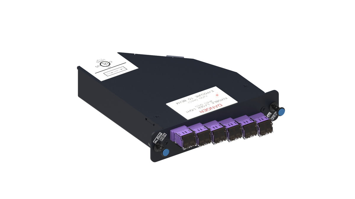 Commscope RFE-MOD-012-8W-MPO-LC02-KVI | ReadyPATCH Singlemode Keyed Module, 12 LC ports, violet
