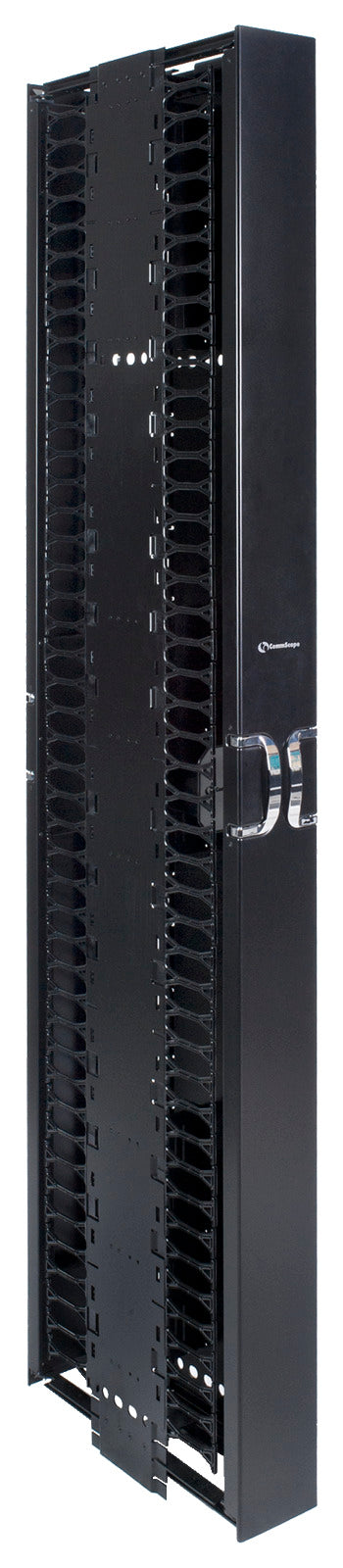 Commscope VCM-DS-84-8B | Vertical Cable Management Kit, 8in X 84in (203mm X 2134mm) Double Sided, With Doors, Black