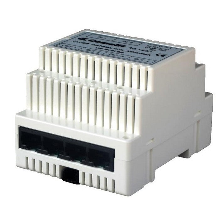 Comelit 1440 | VIP System Network Switch, 2-Port (10/100 MB), 4-Port (10 MB), 66 MM Width x 85 MM Depth x 35 MM Height