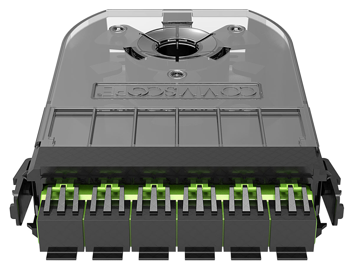 Commscope 360G2 CARTRIDGE 6-SCA-SM-GR-PIGTAILS B | 360G2  Singlemode  Fiber Cassette 6 SC APC with pigtails B