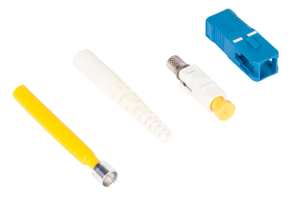 Commscope SFC-SCR-16-BL-100-BULK-PACK | TeraSPEED Pre-Radiused SC Connector for 1.6 mm Fiber Cordage, Simplex, single-mode, 100 bulk pack