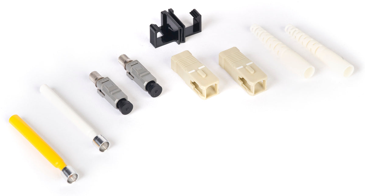 Commscope MDC-SCR-16-BG-100-BULK-PACK | LazrSPEED Pre-Radiused SC Connector for 1.6 mm Fiber Cordage, Duplex, multimode, 100 bulk pack