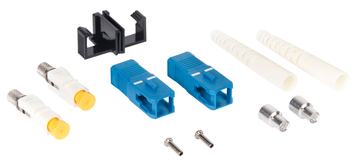 Commscope SDC-SCR-30-BL | TeraSPEED Pre-Radiused SC Connector for 3.0 mm Fiber Cordage, Duplex, single-mode