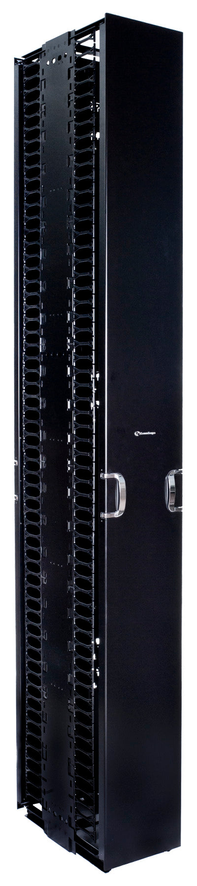 Commscope VCM-DS-84-10B | Vertical Cable Management Kit, 10in X 84in (254mm X 2134mm) Double Sided, With Doors, Black