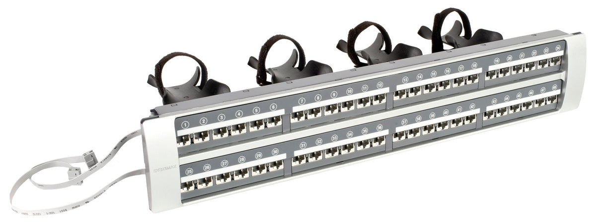 Commscope 360IPMEHD6B2U48 | SYSTIMAX 360 iPatch Evolve High Density F/UTP Modular Panel, 48 port